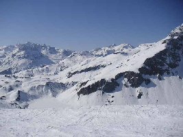 Blick vom Saloberkopf ins benachbarte Gebiet von Lech
