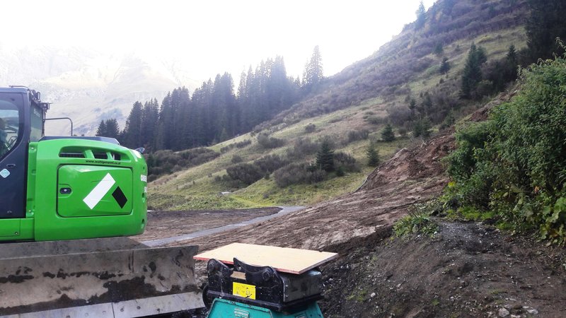 Scheint so, als ob der Dorfweg erneuert wird