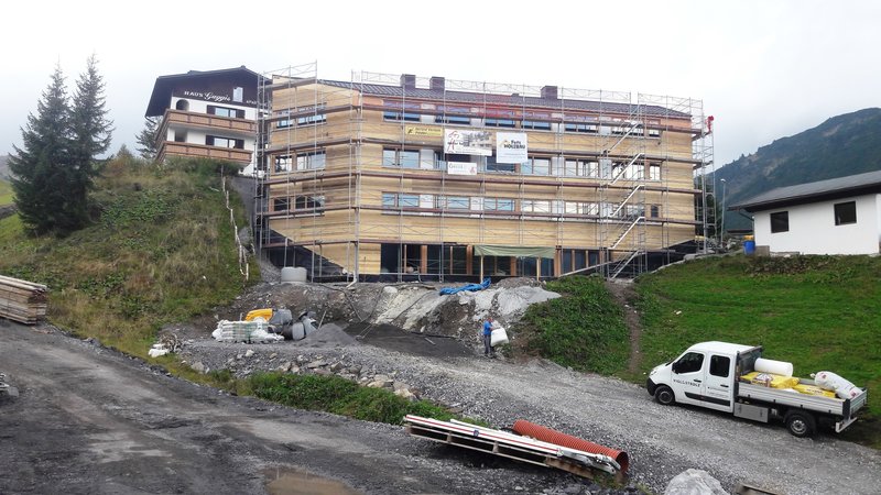 Auch in die Beherbergung wird investiert: Ein Appartmenthaus mit 10 Einheiten wird hier errichtet