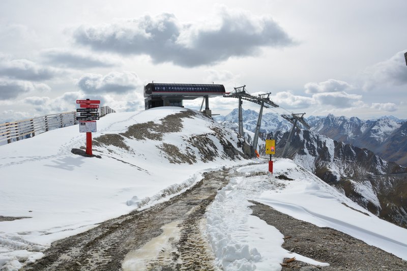 Bergstation lange Wand, da wurde fleissig gemalt und fit gemacht für die nächste Saison.