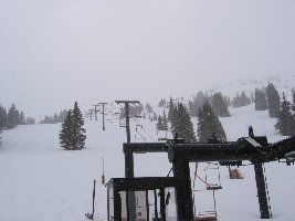 Der höchste Sessellift, bis auf 3729 m!