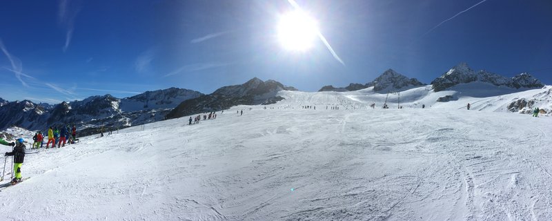 Daunferner gegen 10 Uhr