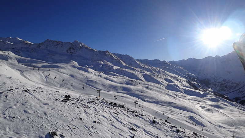 Blick nach SW aus der Schermergondel gegen 15:30.