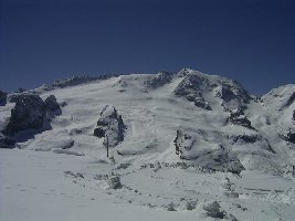 Blick von der Porta Vescovo auf die Marmolada