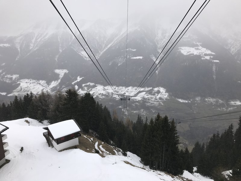 Zuerst runter nach Betten