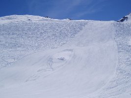 Eine der Pisten am Becs de Bosson