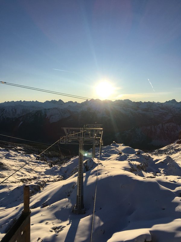 Ausblick Bergstation Ifen II - ca. Ende Oktober