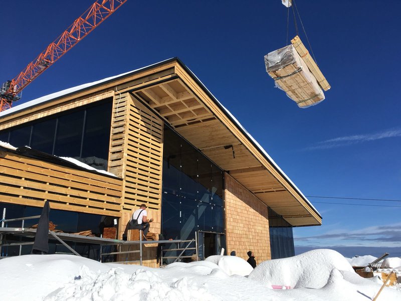 Bergstation - auch gegen Ende Oktober