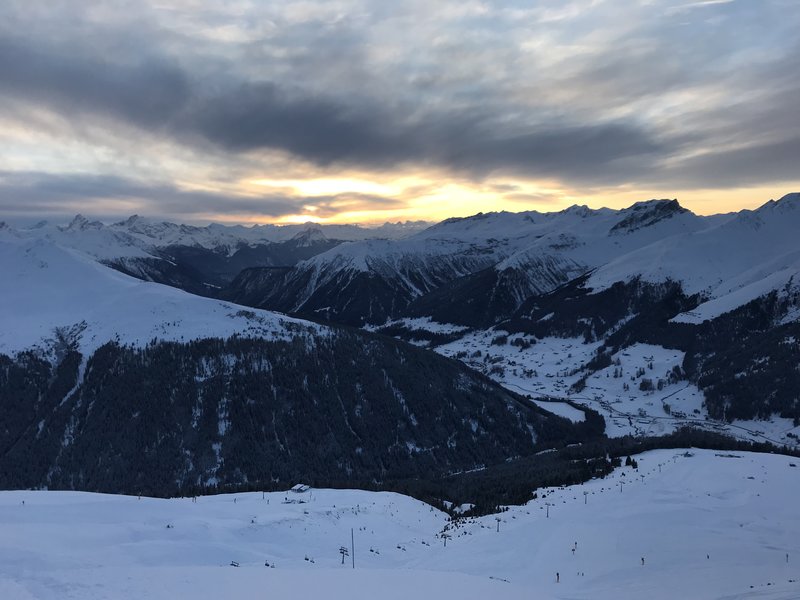 Abendstimmung nach der 16.07-Bergfahrt
