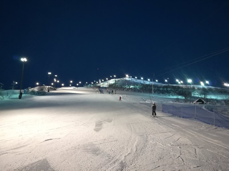 Am Tellerlift, blick nach oben