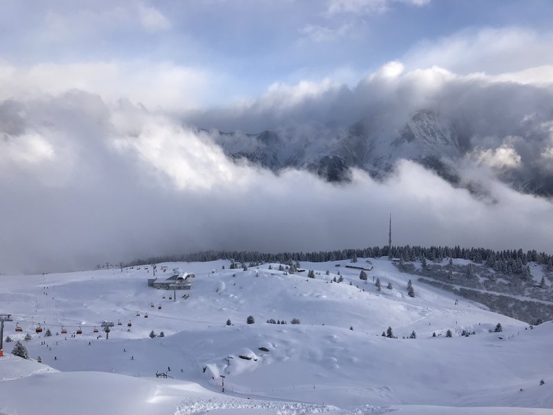 Hochwinterlicher Blick auf die Gopplerlücke