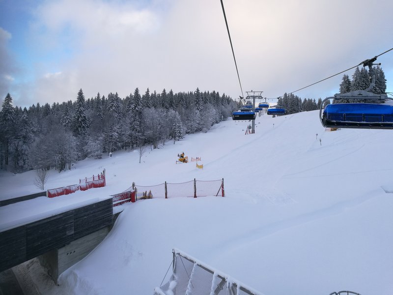 Zeigerbahn und Skibrücke