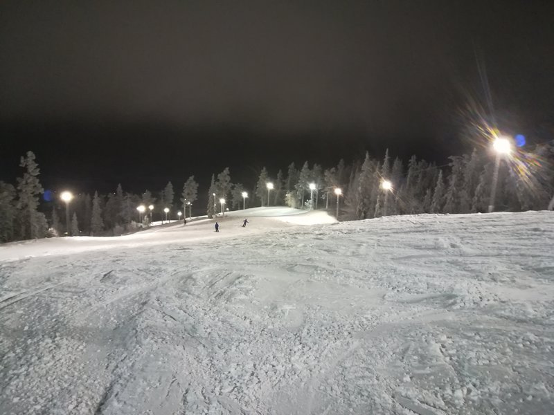 Abfahrt unmittelbar nach der Bergstation