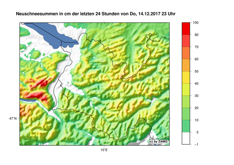 Wahnsinn, die Ostschweiz kratzt am Meter