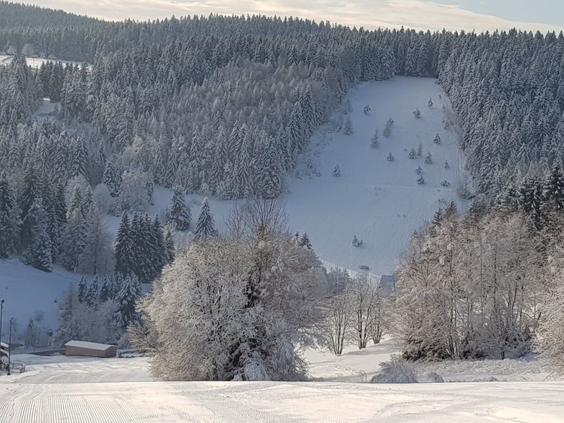 Blick auf den abgebauten Eisenberglift