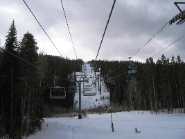 Ein paar Aufnahmen aus der 2,8km langen doppelten Lifttrasse