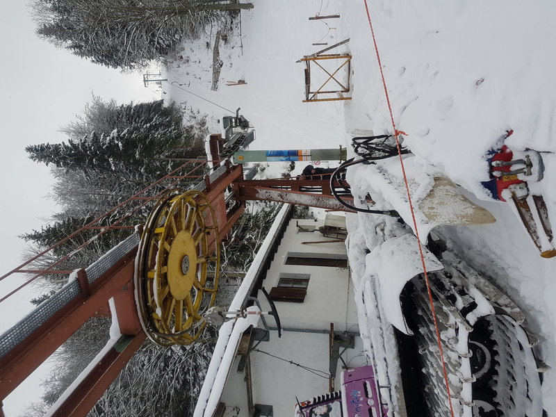 Talstation auf 950 m.