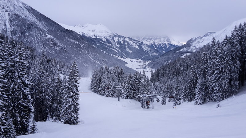 Blaue Talabfahrt Bichlbach.