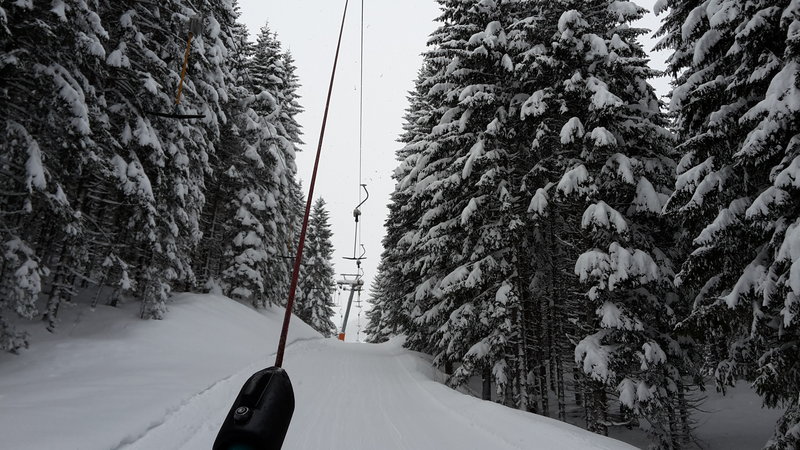 Via Biliglift zum Thaneller. Idyllisch.