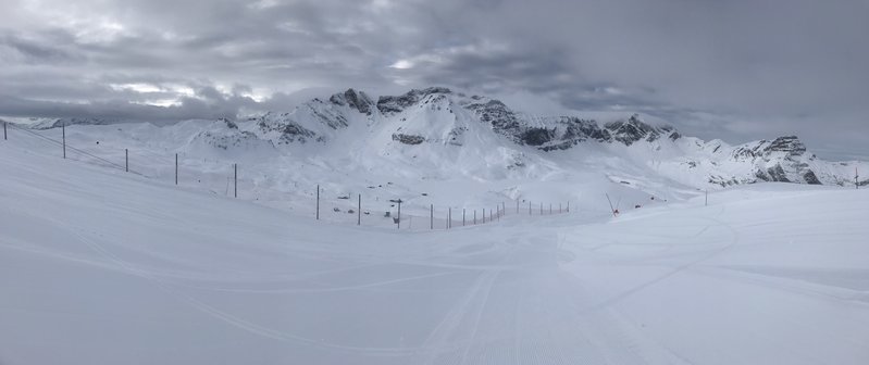 Die Wolkendecke wurde bald brüchig