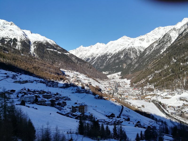 Blick auf Sölden