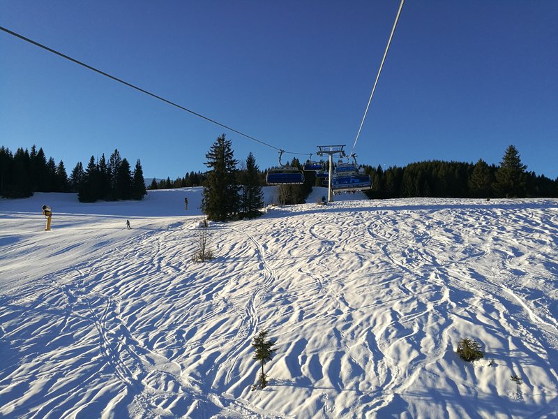 Auf etwa 1/3 der Strecke