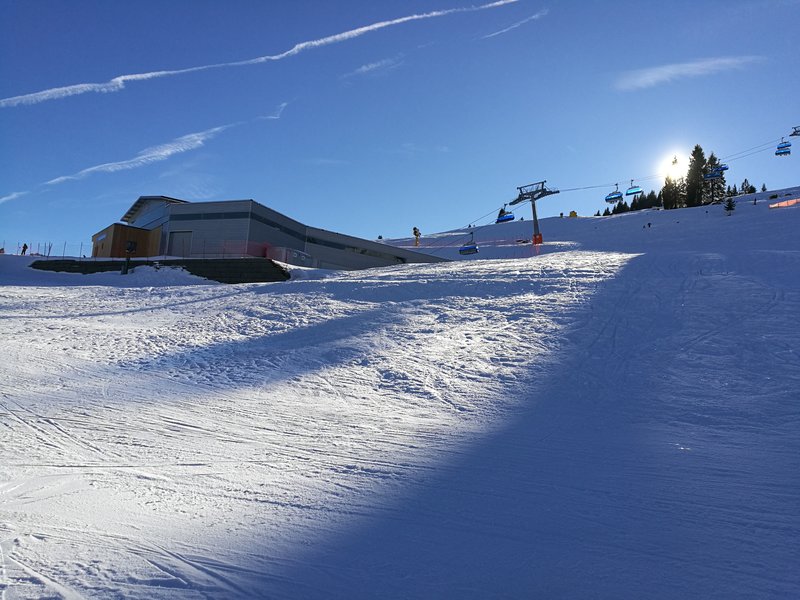 Zum Abschluss des Tages, nachdem die meisten bereits die Heimreise angetreten hatten, wurde dann nochmal ausgiebig die neue 8er Sesselbahn getestet.