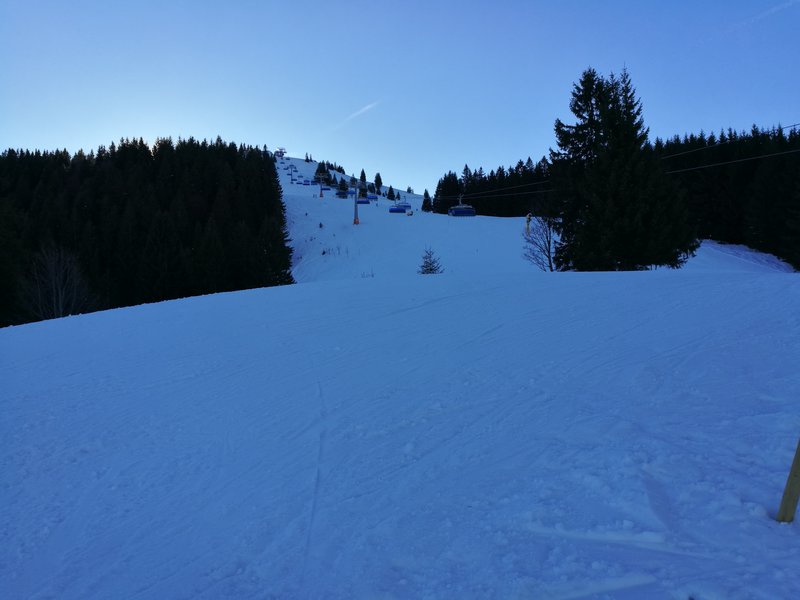 Oberer Teil der Lifttrasse mal aus einem anderen Blickwinkel