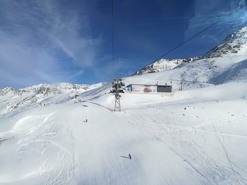 Nachdem wir gegen 11:00 das Hochgurgler Skigebiet abgefahren hatten, ging es weiter nach Obergurgl