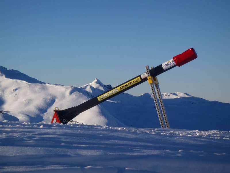 Lawin Locker, steht westlich neben der Piste 5 unter der Widkogel-Westflanke