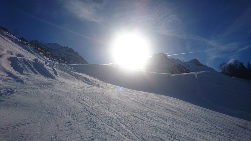 Blick zurück Richtung "oben"