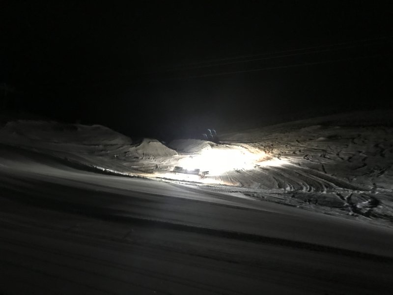 Nachtschicht an der Halfpipe