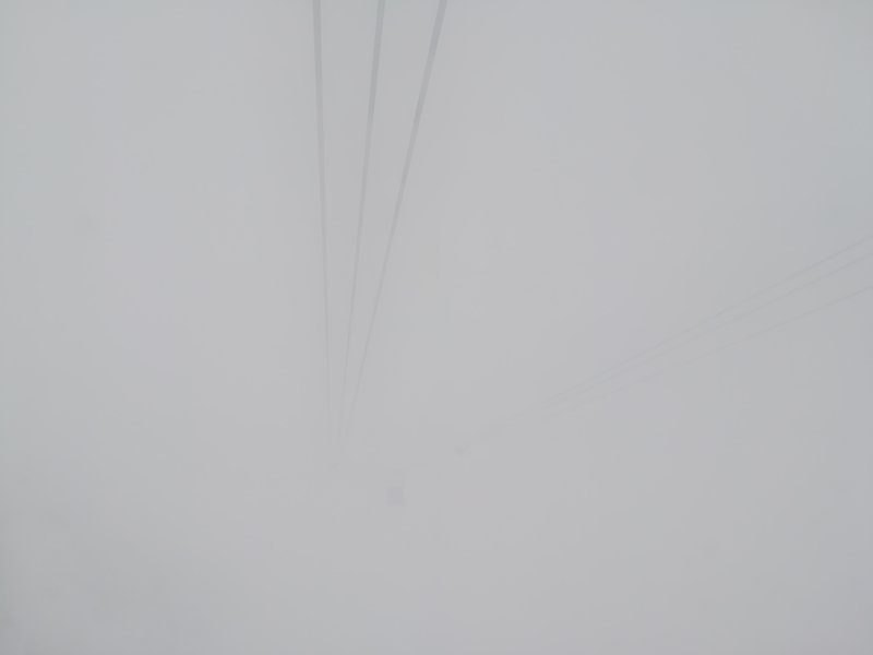 3S Gaislachkogl.  Wie man sieht, sah man nichts.