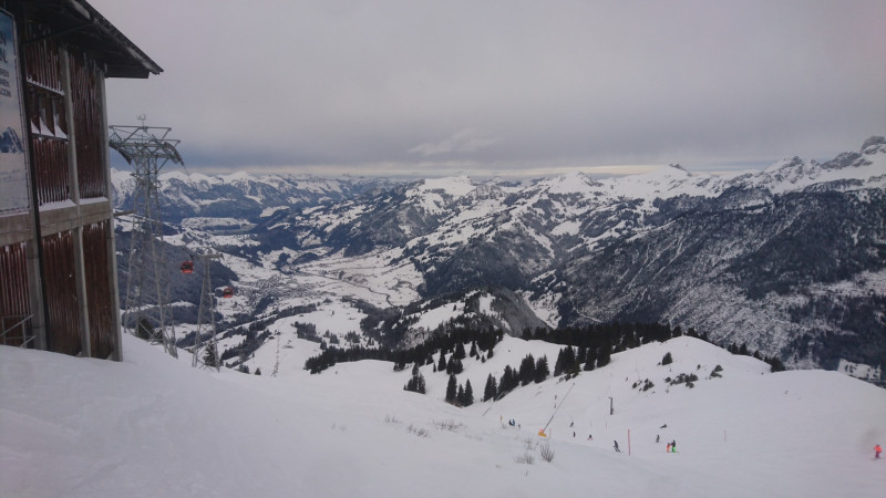 Rinderberg kurz nach 16:15. Ich wage noch einmal eine komplette Fahrt