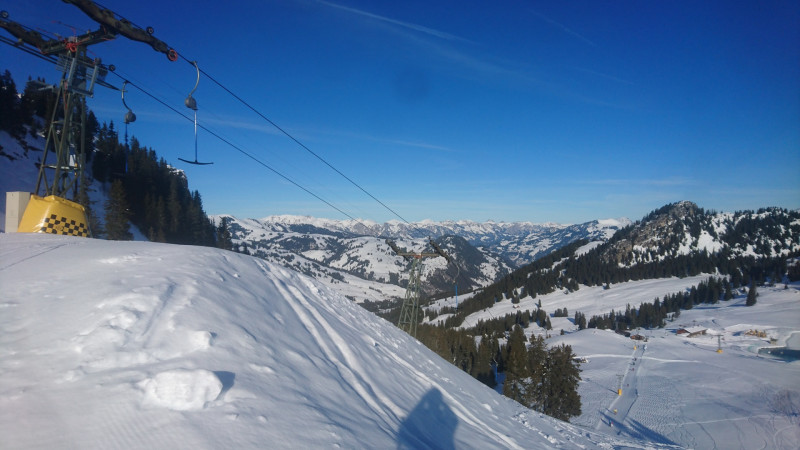 Etwas anderer Blickwinkel Richtung Sparenmoos