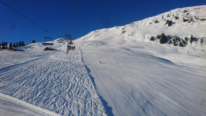 So müssen Pisten aussehen. Breit und leeeeer