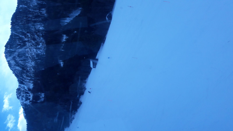 Auffahrt mit der Hochzeigerbahn