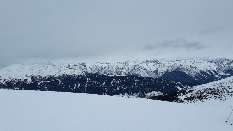 Später am Tag noch einmal ganz oben. Das Wetter verschlechterte sich immer mehr