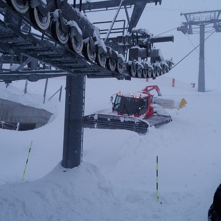 In 13 Jahren erst das zweite mal dass die Maschine dort ran muss