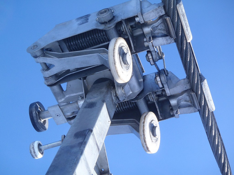 Klemme DS der Fleckalmbahn.