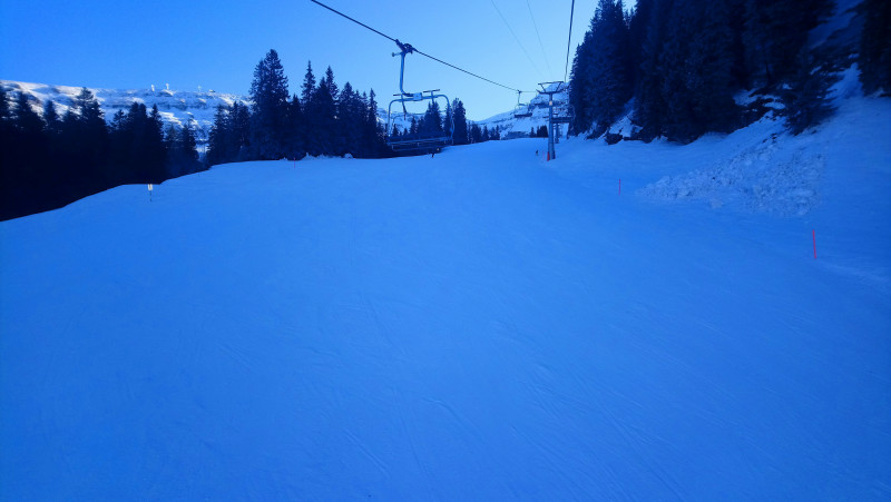 Alle schauen Lauberhornrennen