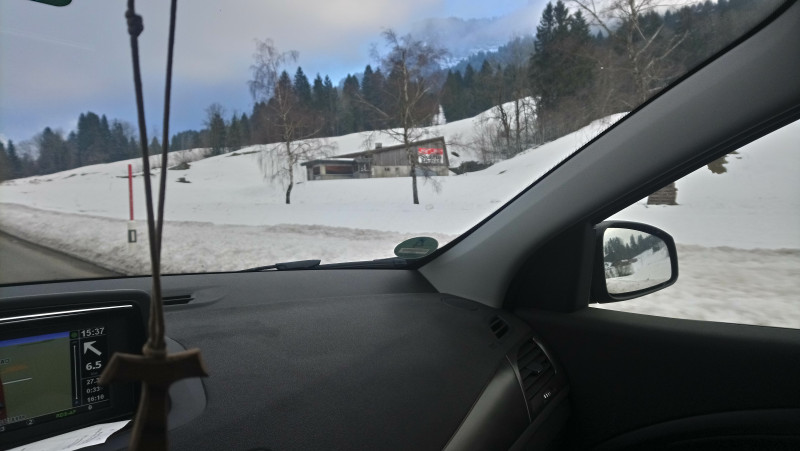 Leider unscharf. LASP Skigebiet Rietbad