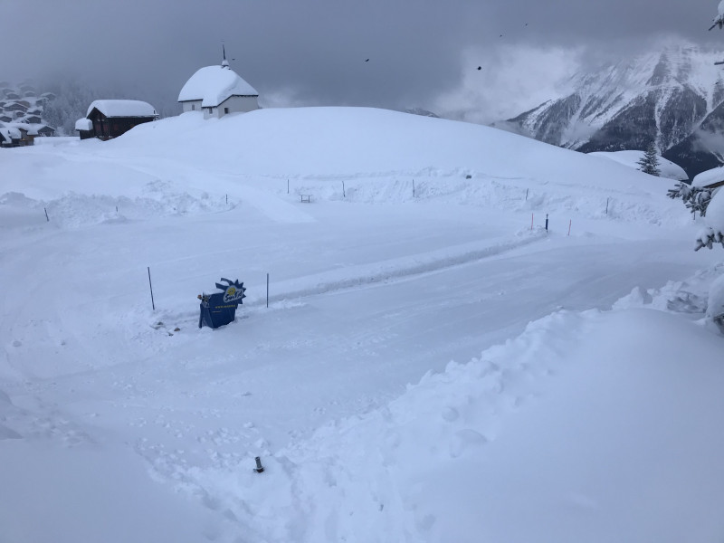 Schnee muss aus den Pisten geräumt werden