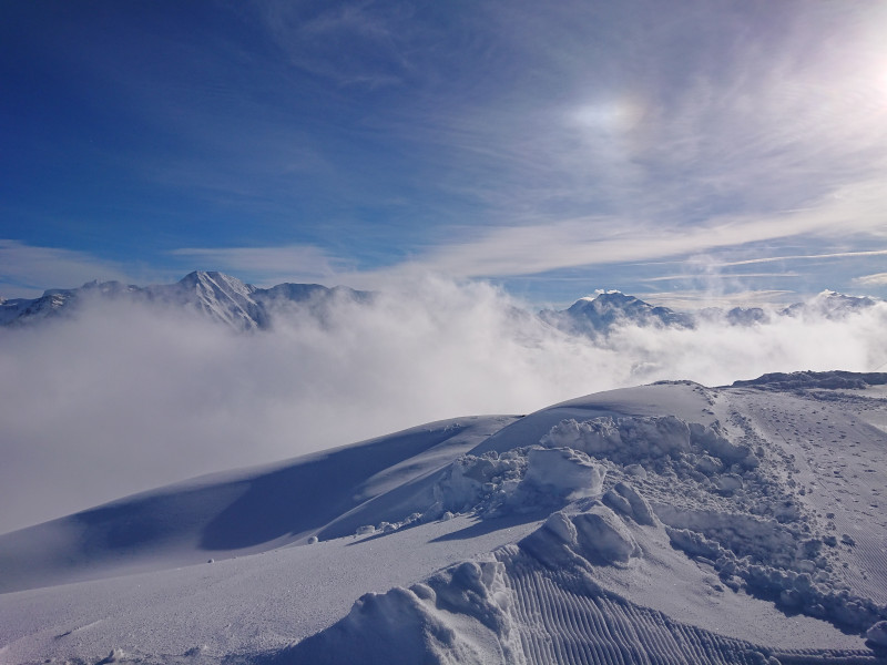 Wenn die Wolken endlich gehen.