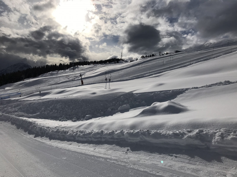 Schnee, soweit das Auge reicht