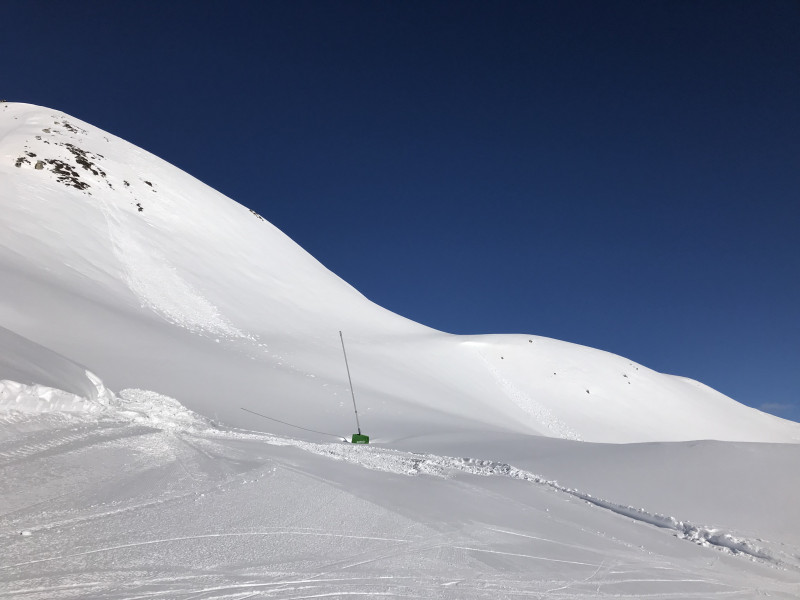 Hier würde eine Piste sein (Tunnelpiste)