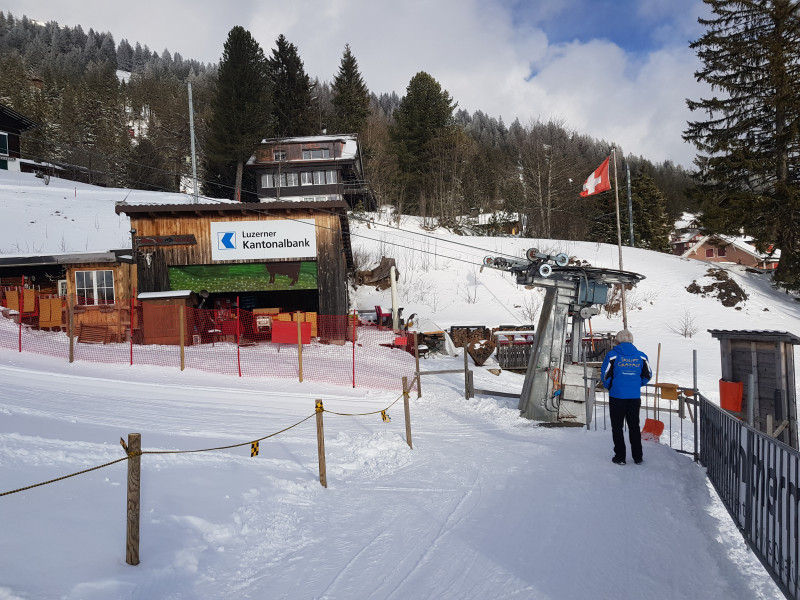 Talstation Skilift Gratalp.