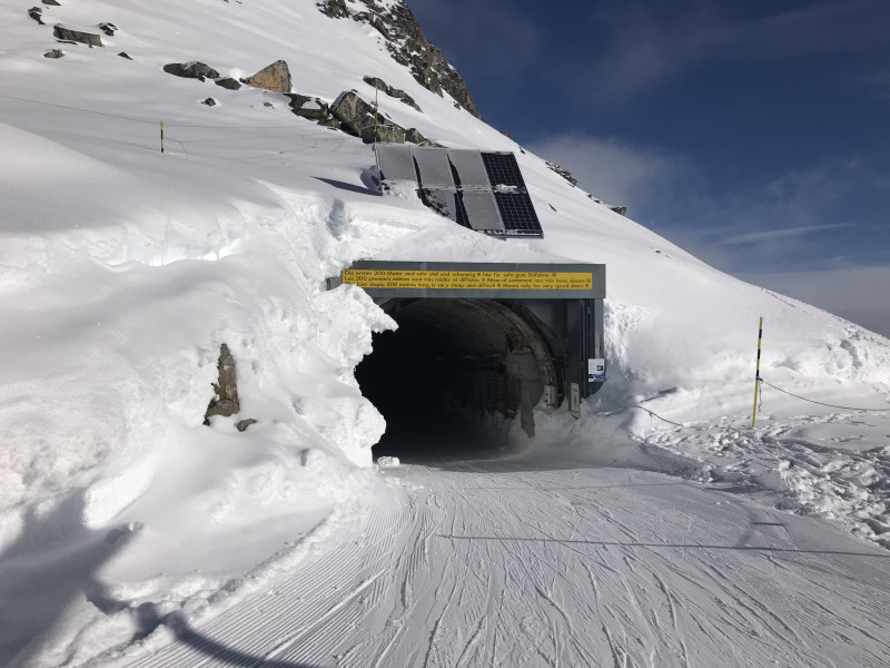 Die Bettmerhorn Tunnelpiste