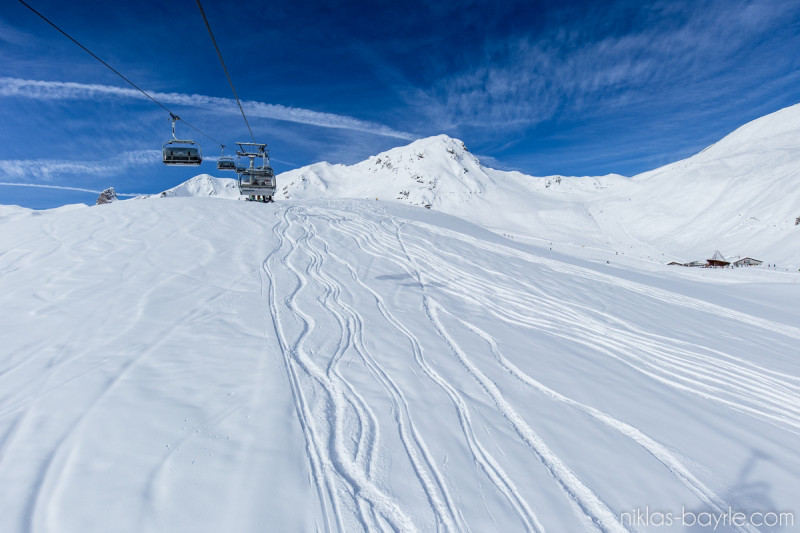Am Plattenhorn sind wir zwei mal gefahren, das Gelände ist allerdings zu flach zum richtigen Powdern.