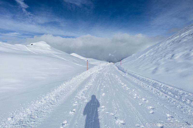 Wir fahren auf die "Leichte Maran".